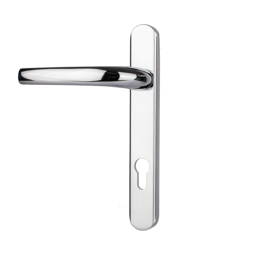 Alpine Door Handle (92mm Centre, Unsprung) - Polished Chrome (Sold in Pairs)